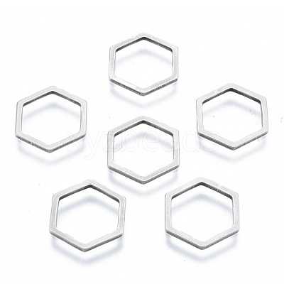 Non-Tarnish 201 Stainless Steel Linking Rings STAS-N090-T03-1-1