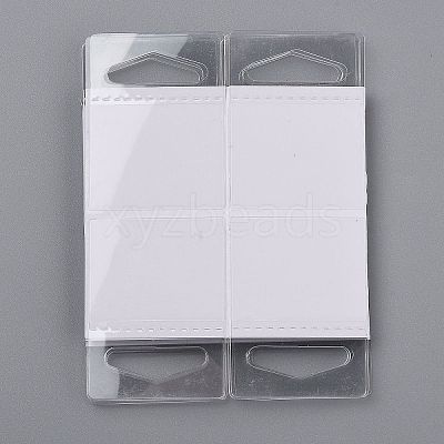 Transparent PVC Self Adhesive Hang Tabs X-CDIS-Z001-01A-1