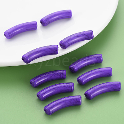 Opaque Crackle Acrylic Beads MACR-S372-002N-004-1