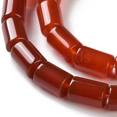 Natural Agate(Dyed & Heated) Beads Strands G-M446-C01-01-1