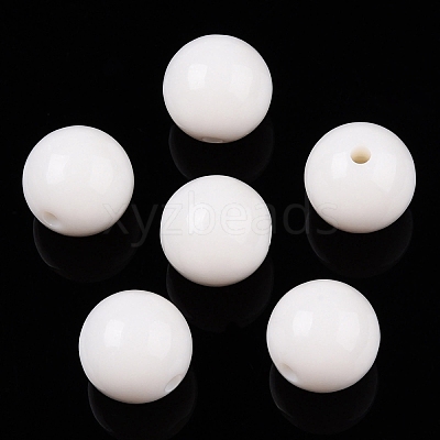 Opaque Acrylic Beads OACR-H038-09-01-1