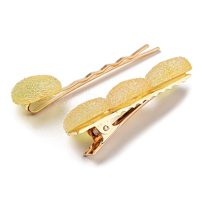 Gradient Heart Resin & Iron Clips Sets PHAR-F018-02E-1
