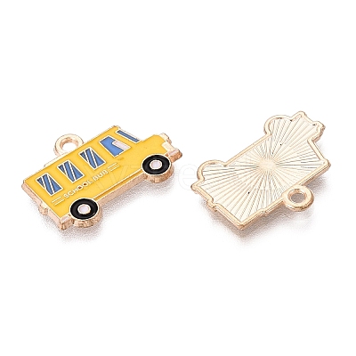 Alloy Enamel Pendants ENAM-Q004-01KCG-22-1