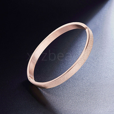 Simple Elegant Stainless Steel Bangle JB264A-1