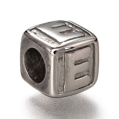 Tarnish Resistant 304 Stainless Steel European Beads OPDL-L020-001E-1
