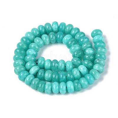 Natural White Jade Beads Strands G-Q613-01F-14-1