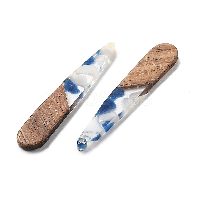 Resin and Walnut Pendants FIND-R051-08F-1