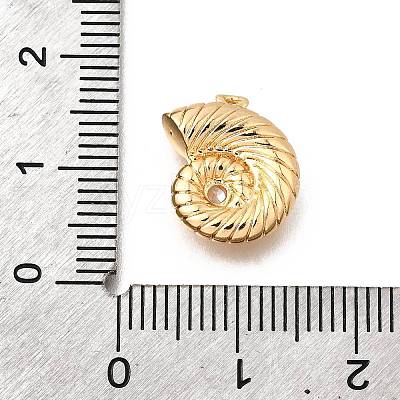 Brass Pave Clear Cubic Zirconia Charms KK-C096-14C-G-1