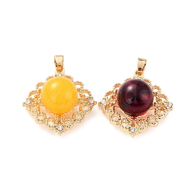 Opaque Resin Pendants PALLOY-C157-04-1