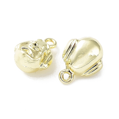 Rack Plating Alloy Charms PALLOY-Q458-02G-1