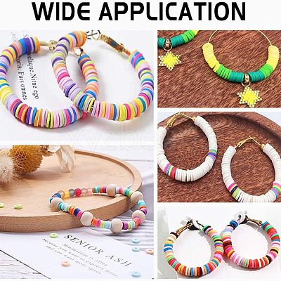 Handmade Polymer Clay Beads CLAY-R067-4.0mm-B11-1