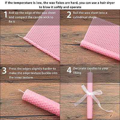 Beeswax Honeycomb Sheets DIY-WH0162-55B-03-1