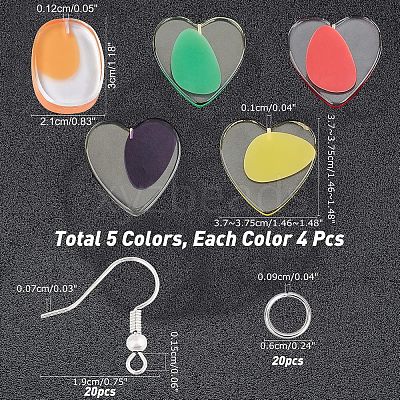 DIY Dangle Earring Making Kits DIY-NB0005-84-1