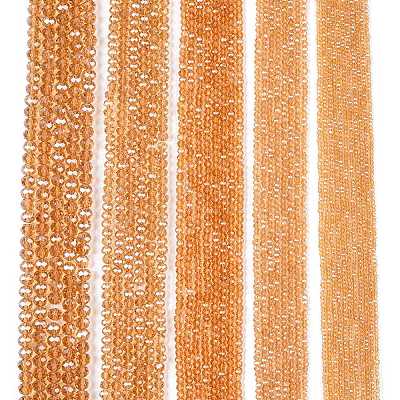 Electroplate Glass Beads Strands EGLA-A044-T1mm-A23-1
