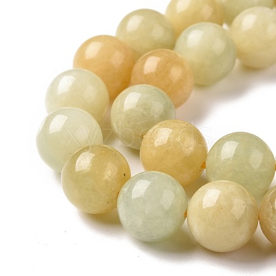 Natural Morganite Round Beads Strands G-C238-01C-1
