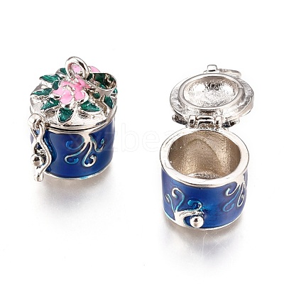 Brass Prayer Box Pendants KK-26X18-1