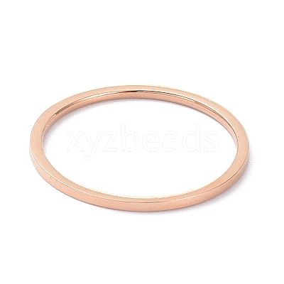 1mm Polished Plain Dome Finger Ring for Girl Women RJEW-C012-02G-RG-1