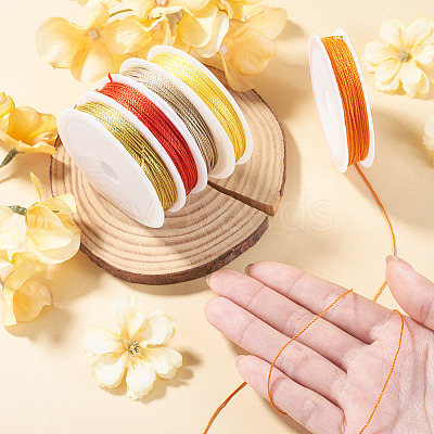 50M 5 Colors 12-Ply Polyester Threads NWIR-TA0001-40D-1