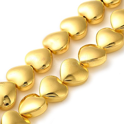 Electroplate Glass Beads Strands EGLA-H109-12F-04-1