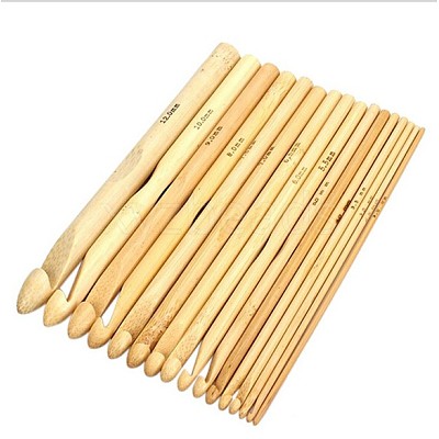 Bamboo Crochet Hooks X-TOOL-WH0003-02-1