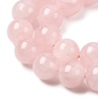 Natural Madagascar Rose Quartz Beads Strands G-B167-A01-10mm-1