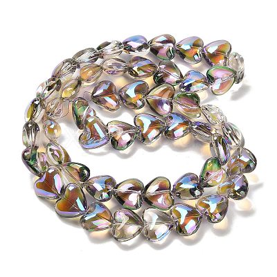 Electroplate Glass Beads Strands EGLA-B008-01A-HR02-1