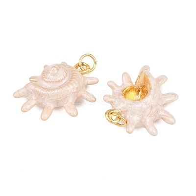 Brass Enamel Pendants KK-CBA57A9-04G-02-1
