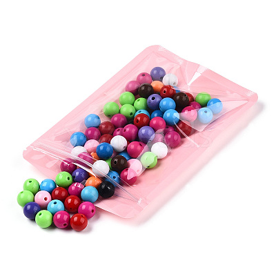 Macaron Color Plastic Yin-yang Resealable Bags OPP-N001-01C-07-1