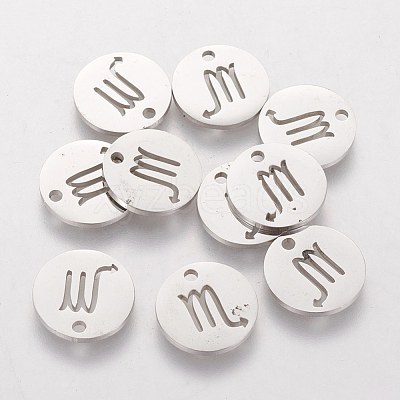 Non-Tarnish 304 Stainless Steel Charms STAS-Q201-T095-8-1