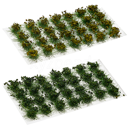 Olycraft 2 Box 2 Style Mini-Display Plastic Simulation Grass DJEW-OC0001-15-1