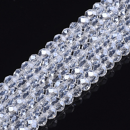 Electroplate Glass Beads Strands EGLA-A044-T4mm-A19-1