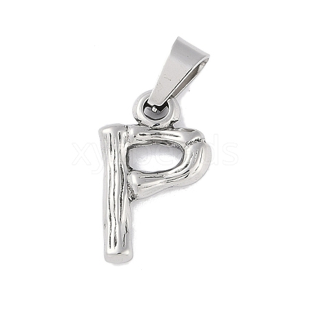 Non-Tarnish 304 Stainless Steel Pendants STAS-F235-01P-P-1