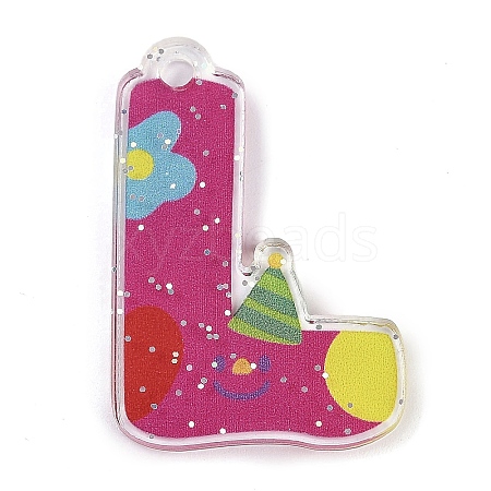 Acrylic Pendants MACR-R002-02L-1