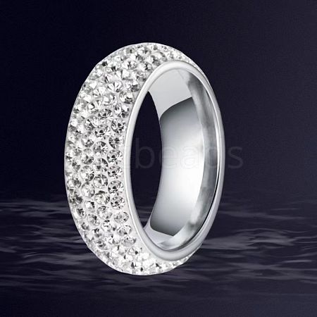 201 Stainless Steel Finger Rings for Women WGAEC69-04-1
