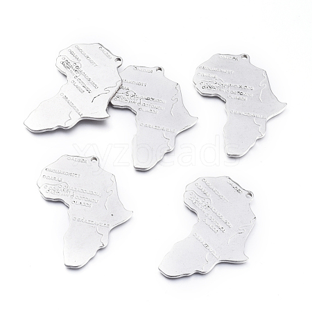 Tarnish Resistant 304 Stainless Steel Big Pendants STAS-F240-18P-1