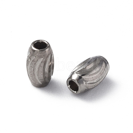 Non-Tarnish 201 Stainless Steel Beads STAS-G298-07A-P-1