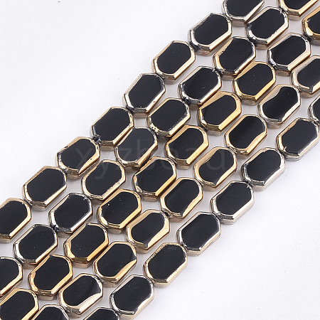 Electroplate Glass Beads Strands X-EGLA-S188-08A-1