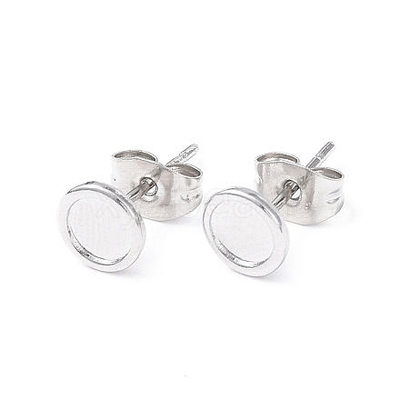 Non-Tarnish 304 Stainless Steel Stud Earring Finding EJEW-I285-41P-1