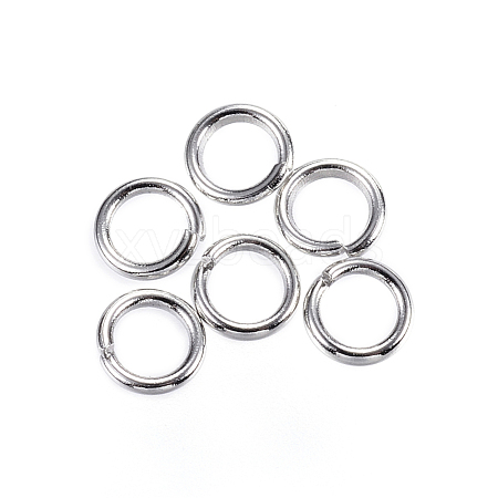 Tarnish Resistant 304 Stainless Steel Jump Rings STAS-E147-39P-4.5mm-1