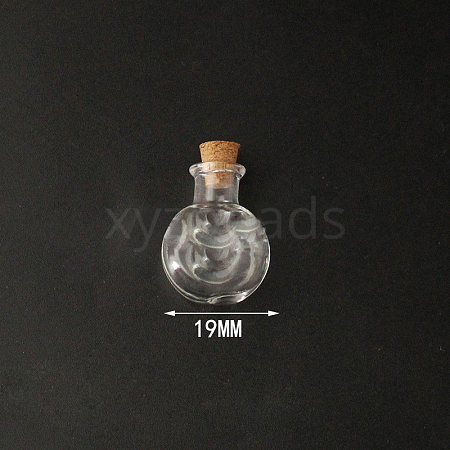 Mini High Borosilicate Glass Bottle Bead Containers X1-BOTT-PW0001-261L-1