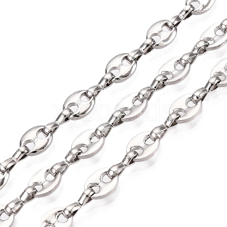 Iron Coffee Bean Link Chains CH-T005-11P-1