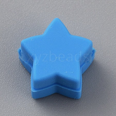 Star Silicone Focal Beads SIL-TAC0008-08F-1
