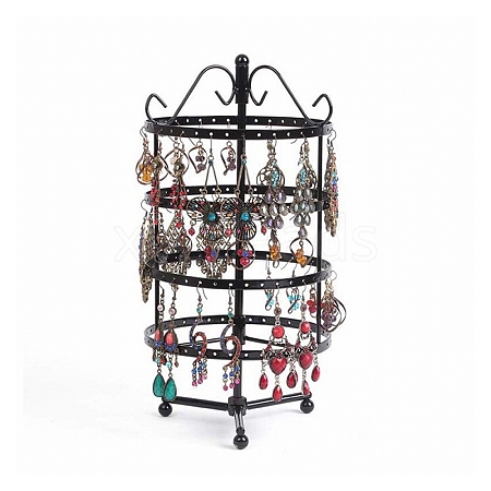 4-Tier Rotatable Iron Earring Display Stands PW-WG50670-01-1