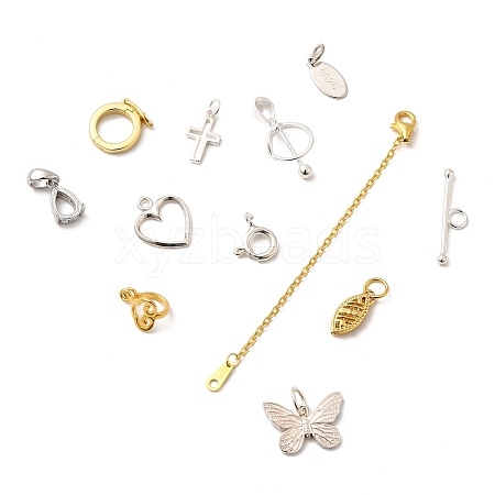 925 Sterling Silver Findings FIND-XCP0003-46-1