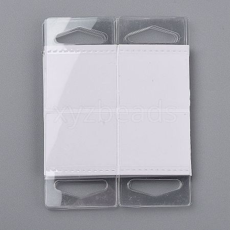 Transparent PVC Self Adhesive Hang Tabs X-CDIS-Z001-01A-1
