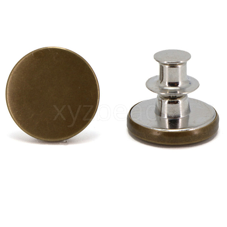 Alloy Button Pins for Jeans PURS-PW0009-03L-1