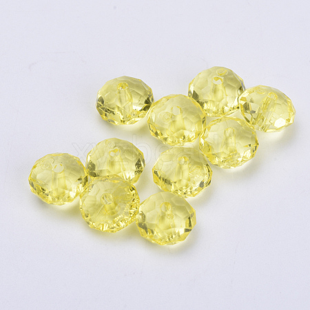 Transparent Acrylic Beads TACR-Q258-10mm-V21-1