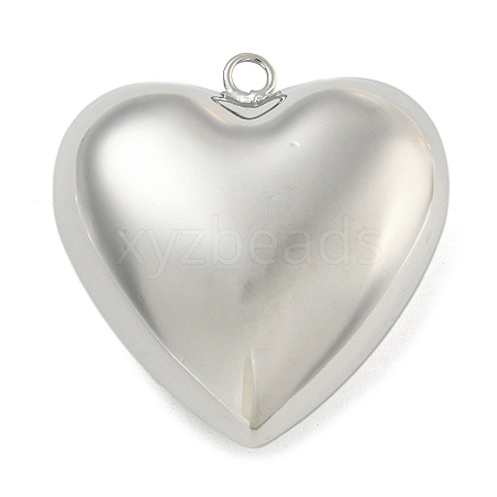 Heart Brass Pendants KK-N254-98P-1