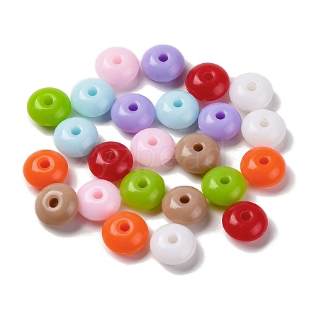 Opaque Acrylic Beads MACR-F080-04-1