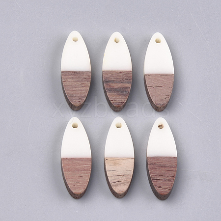 Resin & Wood Pendants X-RESI-S358-18D-1